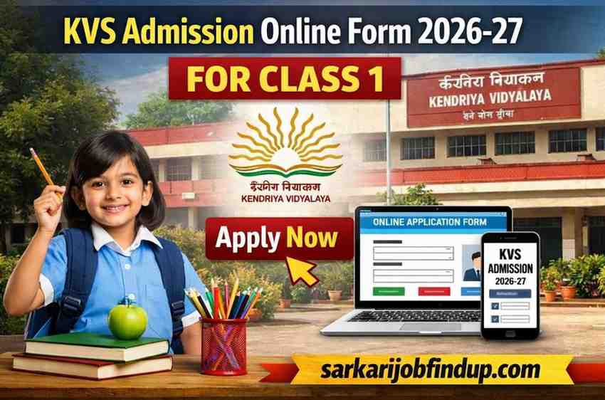KVS Admission Online Form 2026-27
