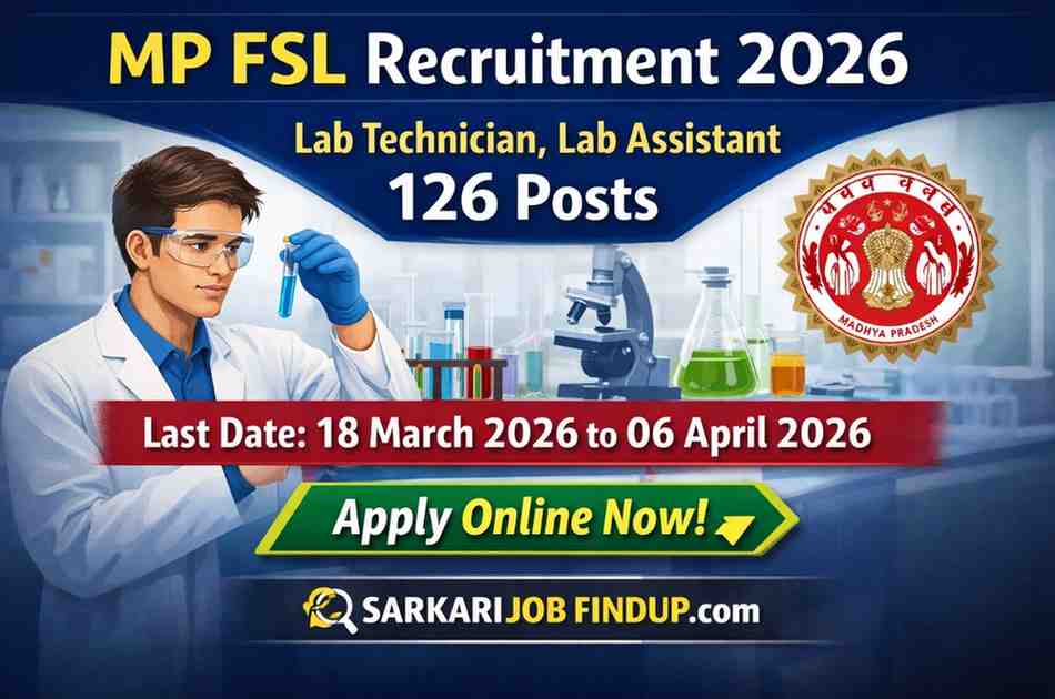 MP FSL Recruitment 2026 