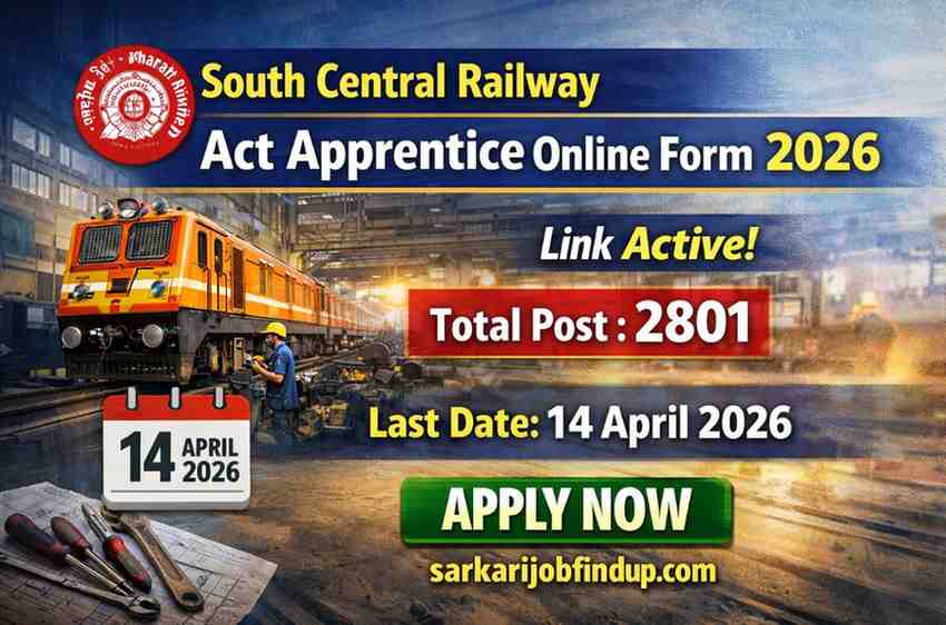 South Central Railway Apprentice Recruitment 2026