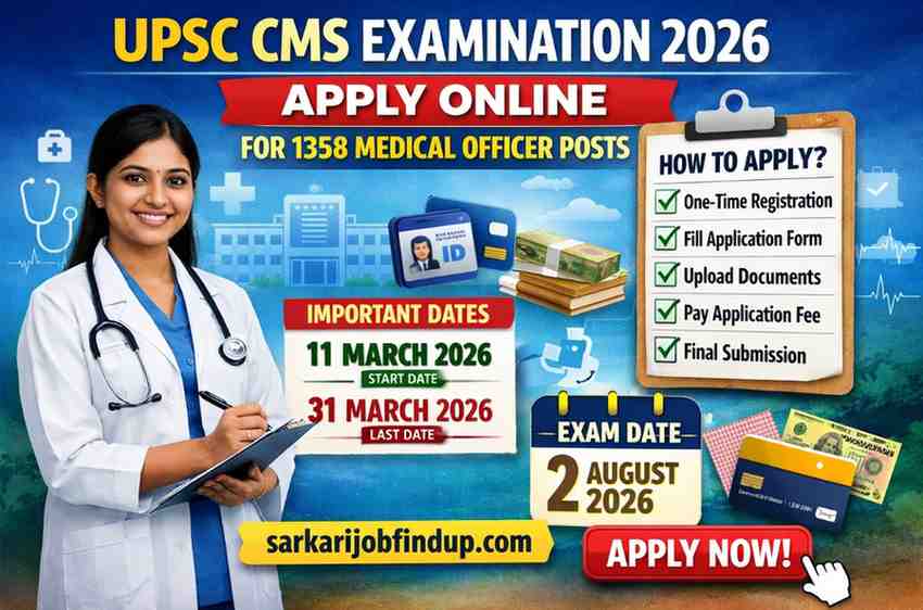 UPSC CMS Examination 2026 
