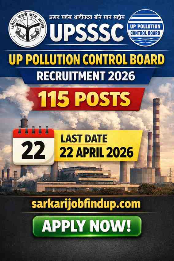 UPSSSC UP Pollution Control Board Recruitment 2026 