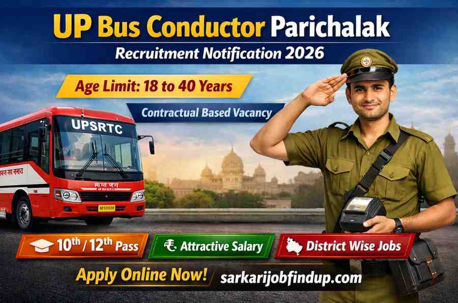Uttar Pradesh UPSRTC Conductor Online Form 2026 