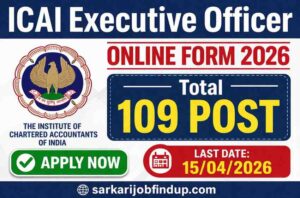 ICAI Executive Officer Online Form 2026